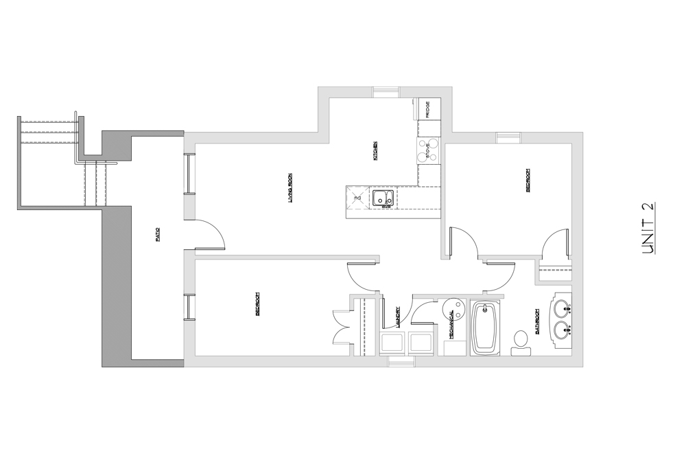 Sydenham House Floor Plan, Unit 2